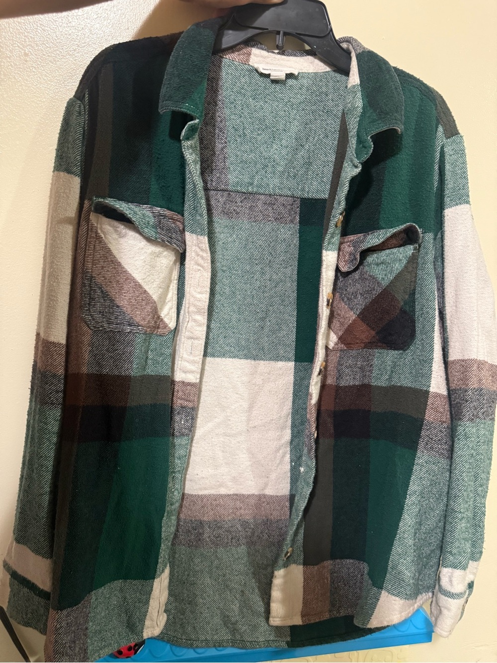 Green Flannel Shacket